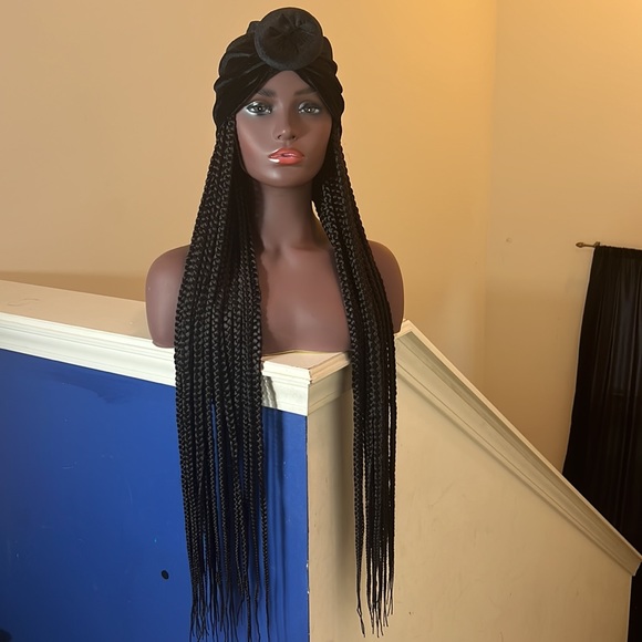 🌹Head Wrap Box Braid Wig🌹 - Picture 4 of 8